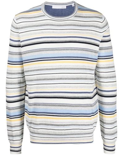 Private Stock The Philippe Striped Sweater - Grey