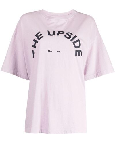 The Upside T-shirt Akasha Laura en coton biologique - Rose