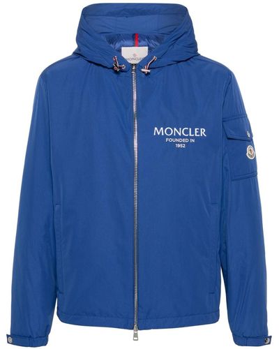 Moncler フーデッド パデッドジャケット - ブルー