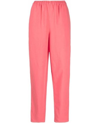 Emporio Armani Elasticated Track-pants - Pink