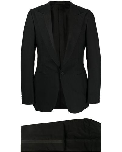 Gucci Zweiteiliger Anzug aus Bio-Seide - Schwarz