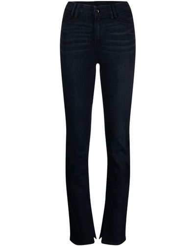 PAIGE Constance Ankle-slit Skinny Jeans - Blue