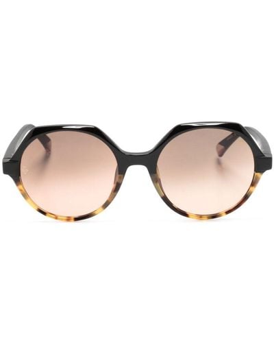 Etnia Barcelona Fontana Geometric-frame Sunglasses - Natural