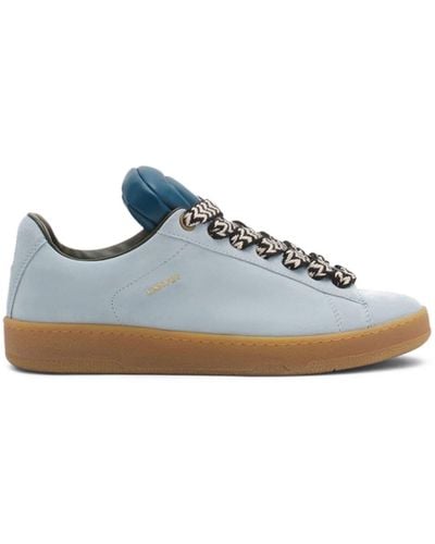 Lanvin X Future Hyper Curb Suède Sneakers - Blauw