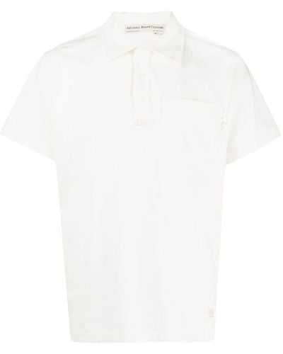 Advisory Board Crystals Short-sleeve Polo Shirt - White