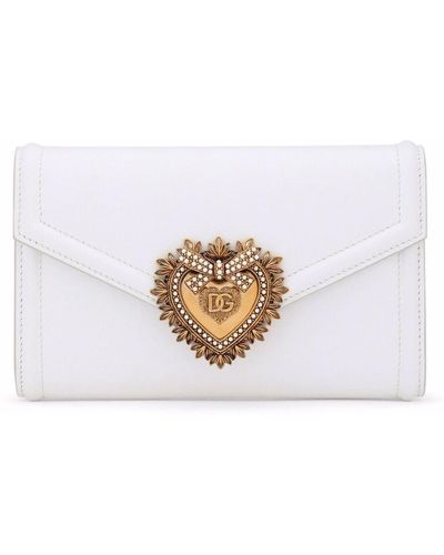 Dolce & Gabbana Mini pochette Devotion - Blanc