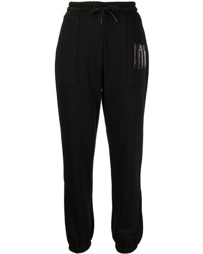 Karl Lagerfeld Pantalon de jogging à ornements - Noir