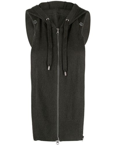 Veronica Beard Hooded Wool-blend Dickey - Black