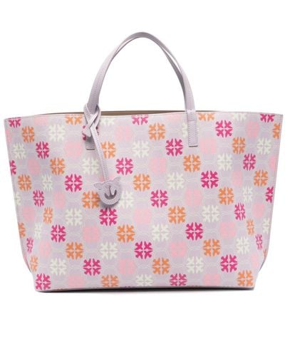 Pinko Carrie large tote bag - Rosa