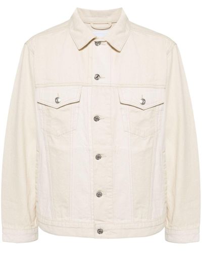 Chocoolate Cotton Denim Jacket - Natural