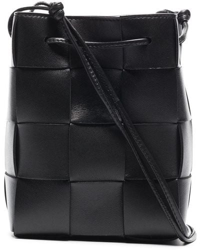 Bottega Veneta Petit sac porté épaule Cassette - Noir