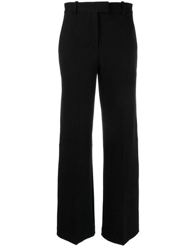 Circolo 1901 Pantalon en coton mélangé à coupe droite - Noir