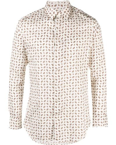 Etro Overhemd Met Paisley-print - Wit