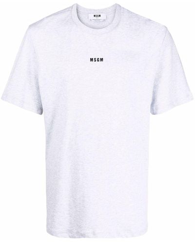 MSGM ロゴ Tシャツ - ホワイト