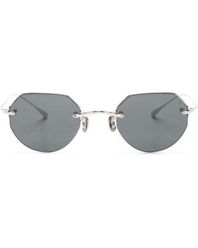 Eyevan 7285 Geometric-frame Sunglasses - Grey
