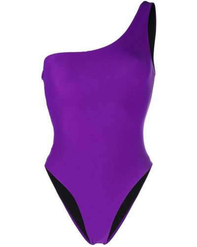 Emilio Pucci One-shoulder Swimsuit - Purple