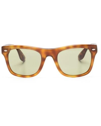 Oliver Peoples Mister Brunello Square-frame Sunglasses - Natural