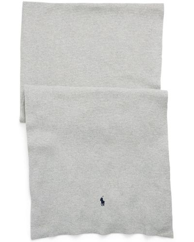 Polo Ralph Lauren Schal mit Polo Pony-Stickerei - Grau