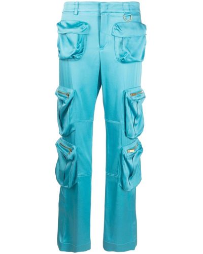 Blumarine Pantalones cargo - Azul