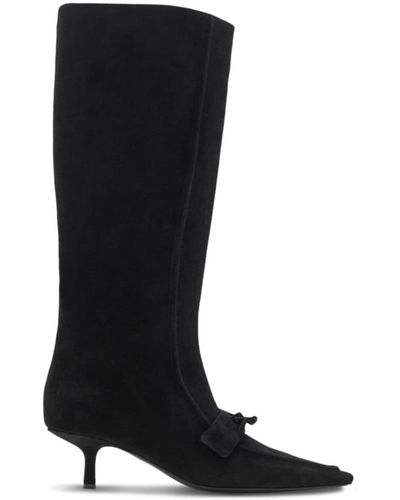 Burberry Suede Storm Boots 50 - Black
