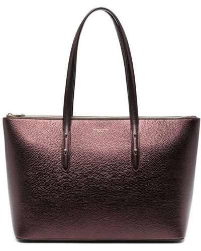 Aspinal of London Regent Tote Bag - Brown