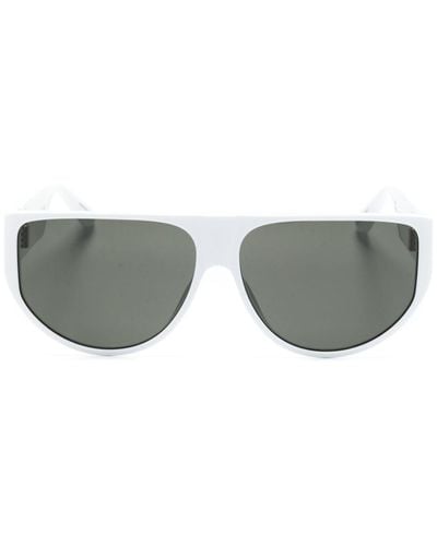 Linda Farrow X Charli Howard Elodie Oversize-frame Sunglasses - Grey