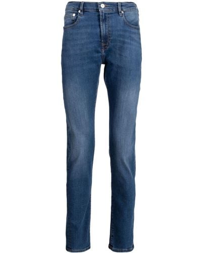 PS by Paul Smith Organic Reflex Stretch Mid-rise Slim-fit Jeans - Blue