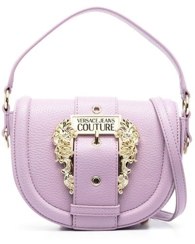 Versace Baroque-buckle Tote Bag - Pink