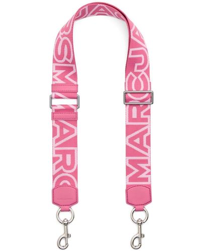 Marc Jacobs The Outline Logo-print Strap - Pink