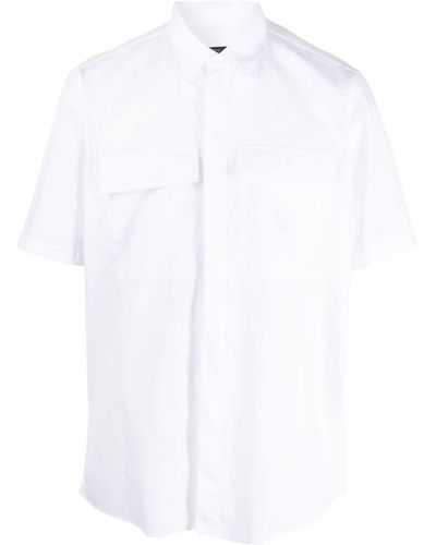 Low Brand Short-sleeve Cotton Shirt - White