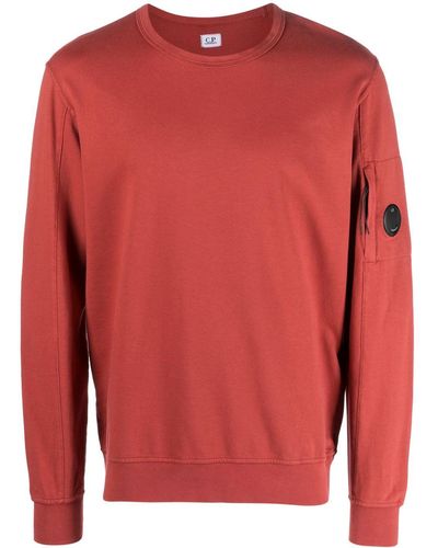 C.P. Company Sweat à poche sur la manche - Rouge