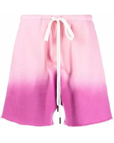 R13 Tie-dye Drawstring Shorts - Pink