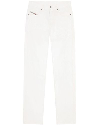 DIESEL 2020 D-viker 068hb Straight-leg Jeans - White