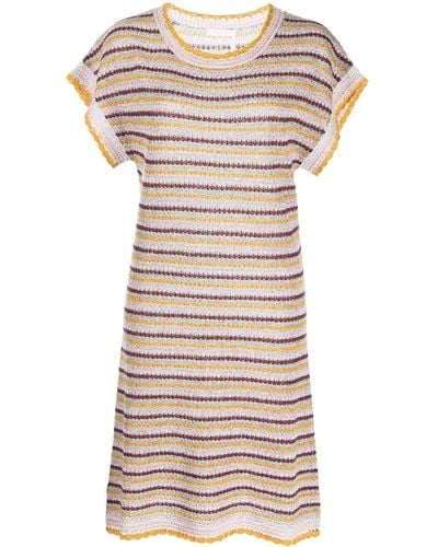 See By Chloé Striped Knit Dress - Multicolour