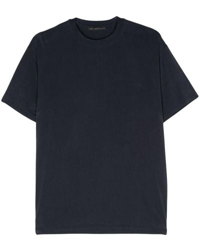 Low Brand T-Shirt aus Tech-Jersey - Blau