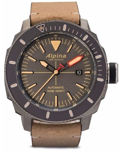 Alpina Seastrong Diver 300 44mm Horloge - Grijs
