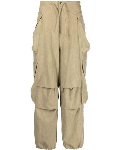 Entire studios Gocar Cotton-blend Cargo Pants - Natural