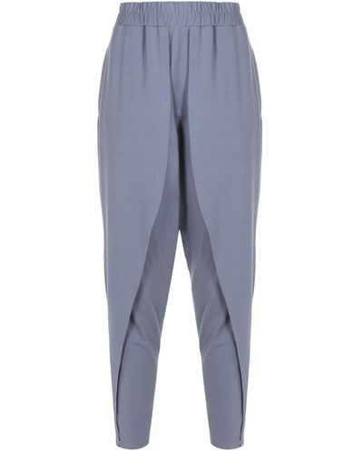 UMA | Raquel Davidowicz High-waisted Tapered Trousers - Blue