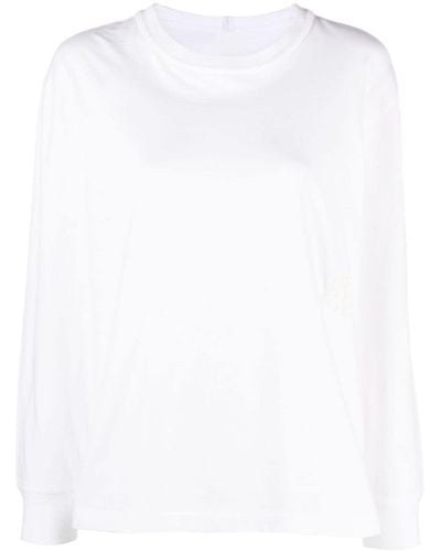 Alexander Wang T-shirt con applicazione logo - Bianco