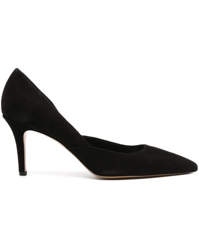 Isabel Marant Purcy 85mm Suede Court Shoes - Black