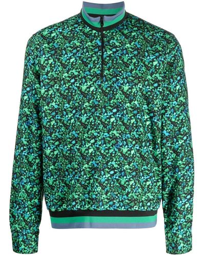 Paul Smith Sweater Met Bloemenprint - Groen