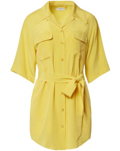 Equipment Short-sleeve Shirt Minidress - Yellow