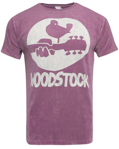 MadeWorn Woodstock Cotton T-shirt - Purple