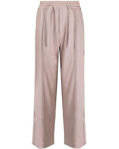 FIVE CM Wide-leg Stretch-jersey Trousers - Pink