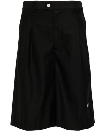 C2H4 Pantalones cortos Staff Uniform con placa del logo - Negro