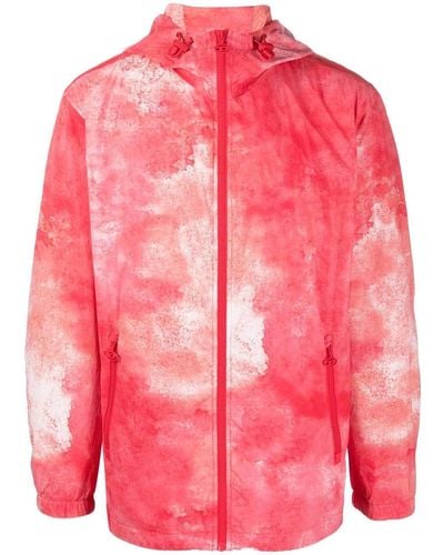 DIESEL J-warrett Watercolour-effect Jacket - Pink