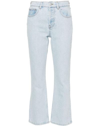 Claudie Pierlot Louis Mid-rise Flared Jeans - Blue