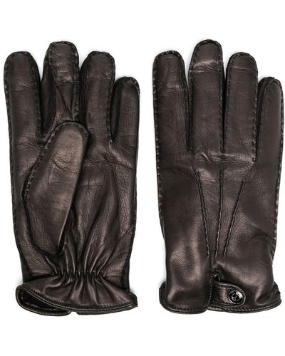 Giorgio Armani Handschuhe aus Leder - Schwarz