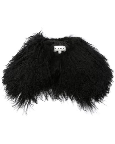 P.A.R.O.S.H. Detachable Fur Collar - Black