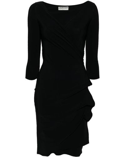 La Petite Robe Di Chiara Boni Kleid Florien V-neck Dress - Black